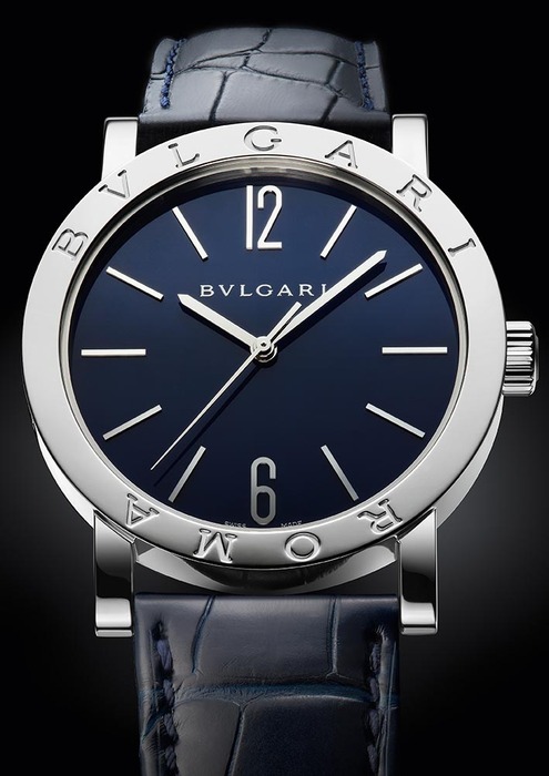 Bvlgari Roma 130週年午夜藍紀念腕錶,錶徑39毫米,價格電洽